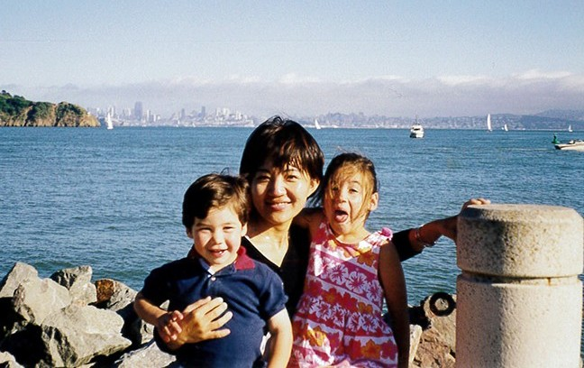 Zhong Li with Diego and Pilar in San Francisco